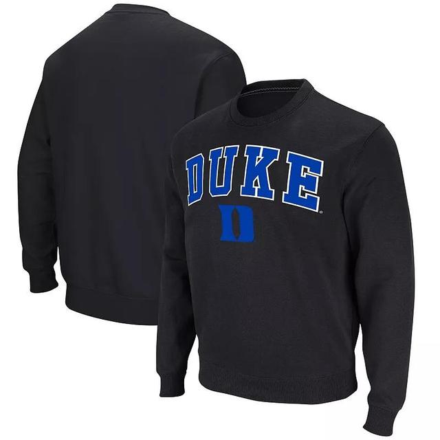 Mens Colosseum Duke Blue Devils Arch & Logo Pullover Sweatshirt Product Image