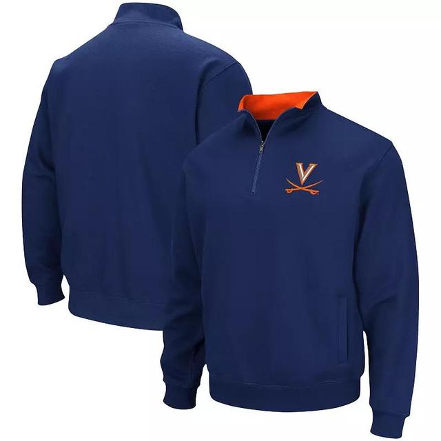 Mens Colosseum Virginia Cavaliers Tortugas Team Logo Quarter-Zip Jacket Blue Product Image