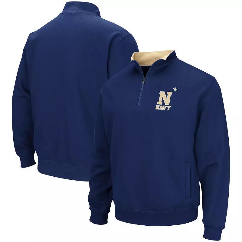 Mens Navy Navy Midshipmen Tortugas Team Logo Quarter-Zip Jacket Product Image