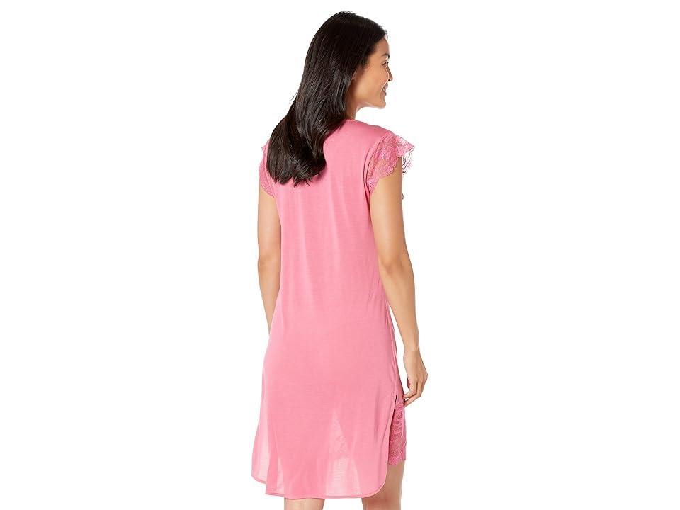 Womens Lace-Trim Jersey Dress Product Image