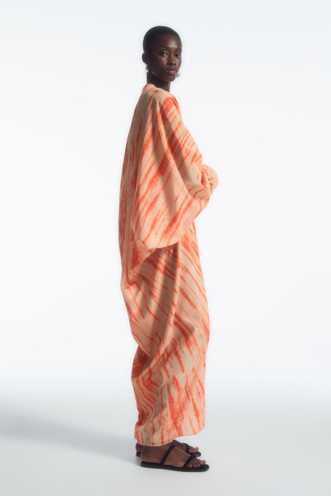 OVERSIZED SILK KAFTAN DRESS Product Image