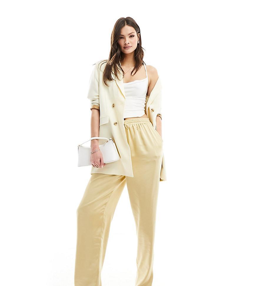 Flounce London Tall satin wide leg pants Product Image