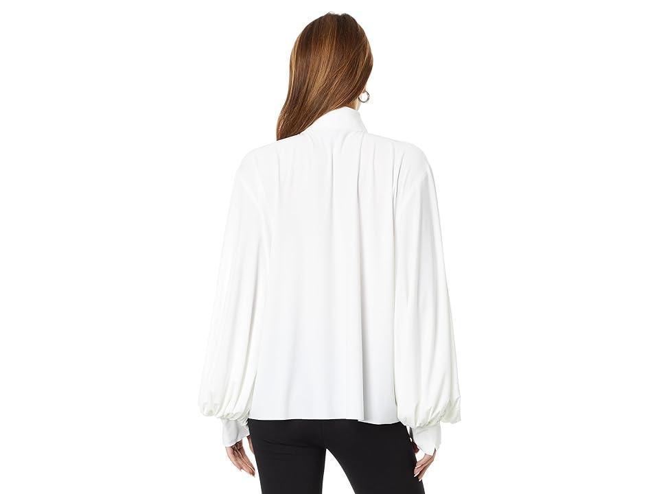 Womens Blouson-Sleeve Four-Way Stretch Shirt Product Image