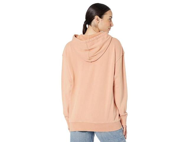 tentree Organic Cotton French Terry Oversized Hoodie (Italian Clay) Women's Clothing Product Image