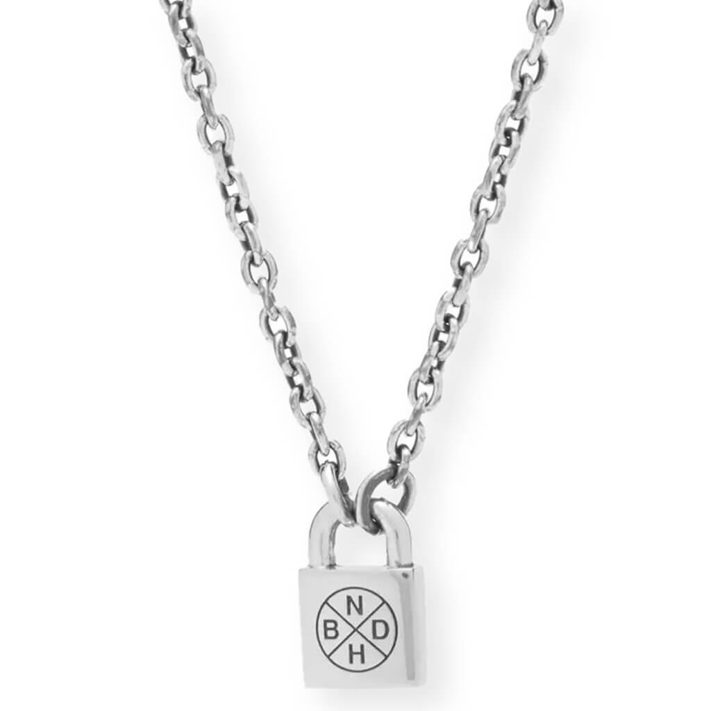 Padlock Necklace - Silver Male Product Image