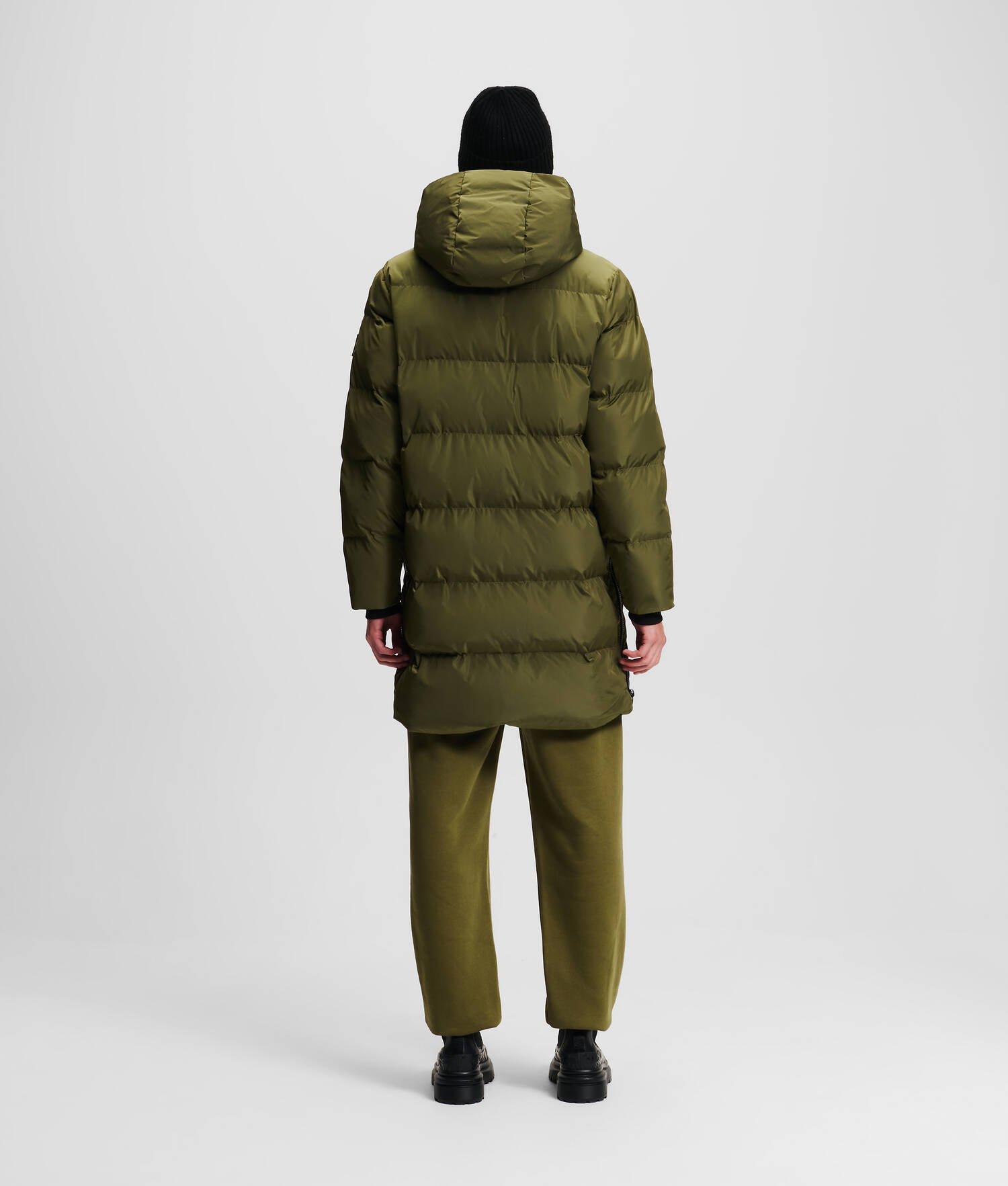 KLJ HOODED LONGLINE PUFFER COAT Product Image