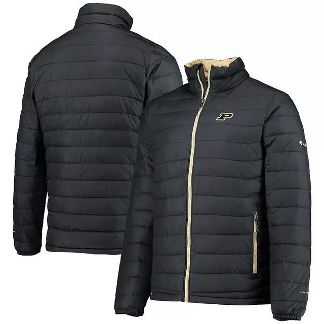 Mens Columbia Purdue Boilermakers Powder Lite Omni-Heat Reflective Full-Zip Jacket Product Image