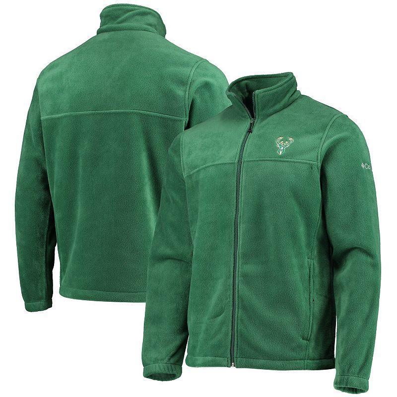 Mens Columbia Milwaukee Bucks Hunter Green Flanker Full-Zip Jacket Product Image