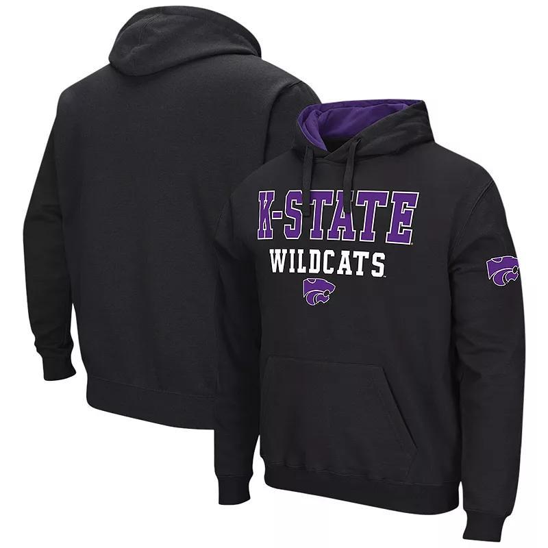 Mens Colosseum Black LSU Tigers Sunrise Pullover Hoodie Product Image