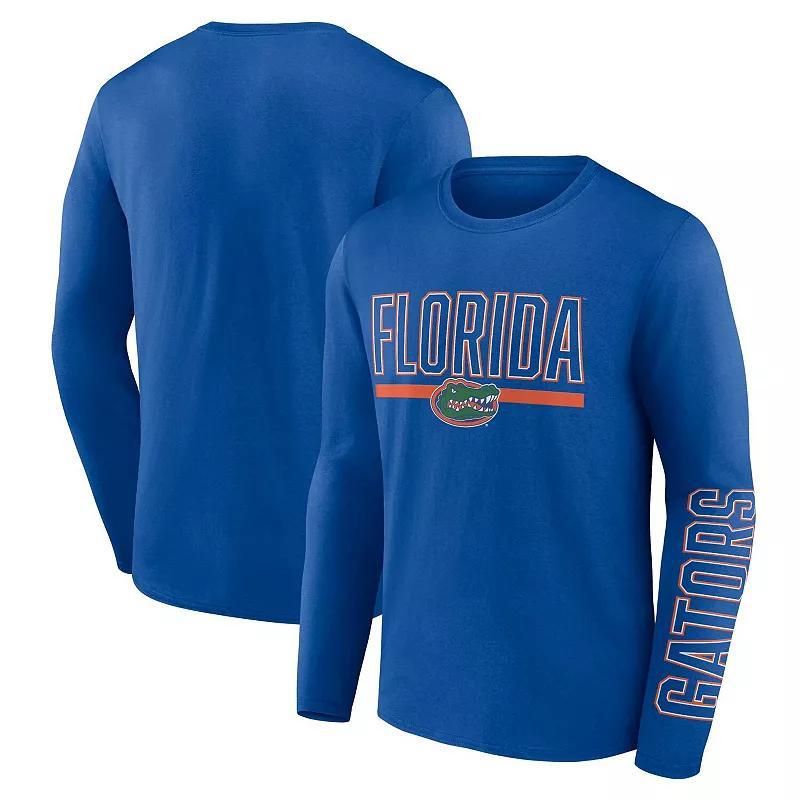 Mens Profile Royal Florida Gators Big & Tall Two-Hit Graphic Long Sleeve T-Shirt Product Image