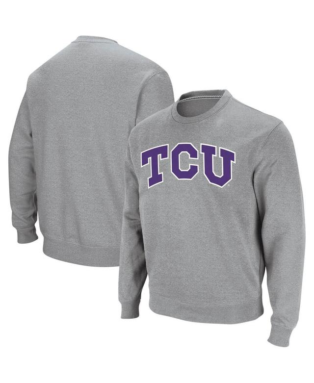 Colosseum Mens Tcu Horned Frogs Arch & Logo Crew Neck Sweatshirt Product Image