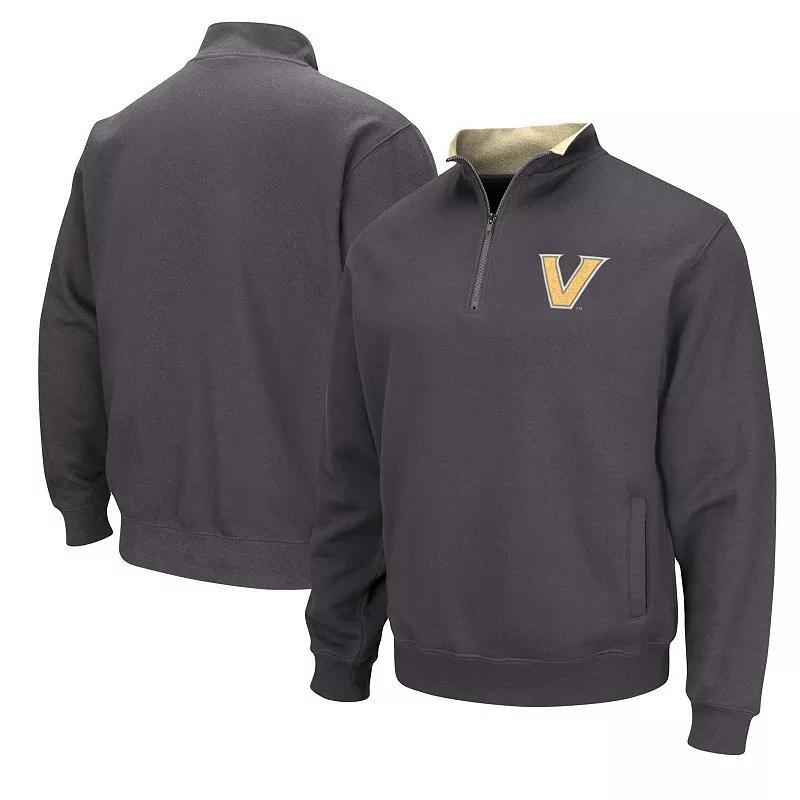 Mens Colosseum Charcoal Vanderbilt Commodores Tortugas Quarter-Zip Jacket Product Image