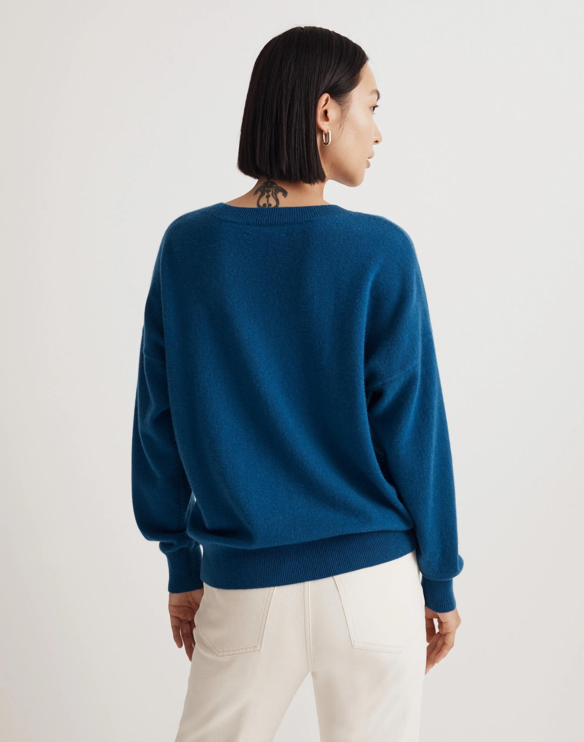 (Re)sponsible Cashmere Oversized Crewneck Sweater Product Image