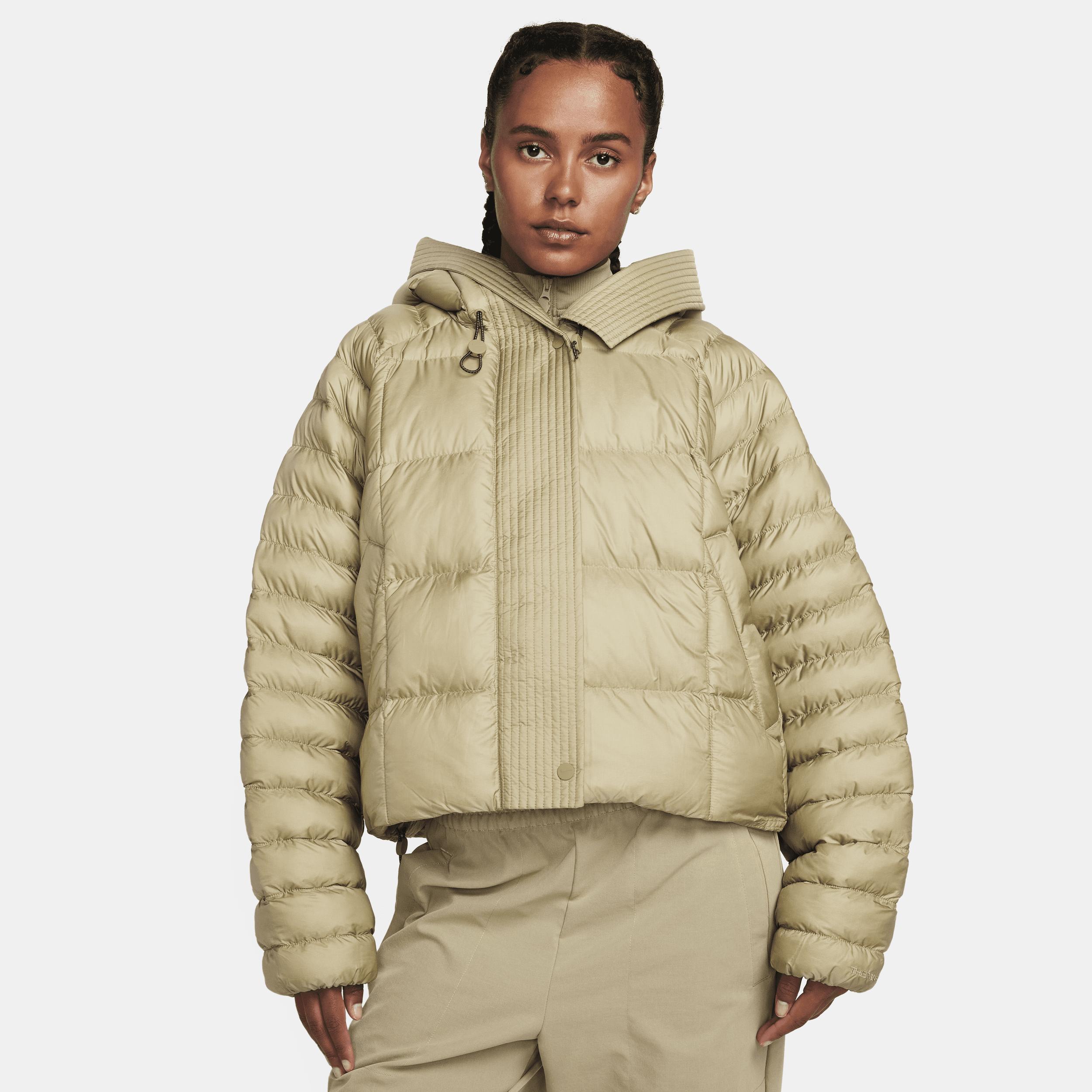 Women's Nike Sportswear Swoosh Puffer PrimaLoftÂ® Therma-FIT Oversized Hooded Jacket Product Image