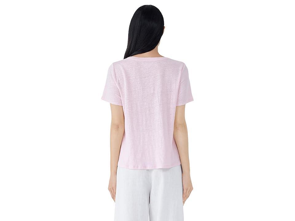 Eileen Fisher Crew Neck Short Sleeve Tee Women's Clothing Product Image