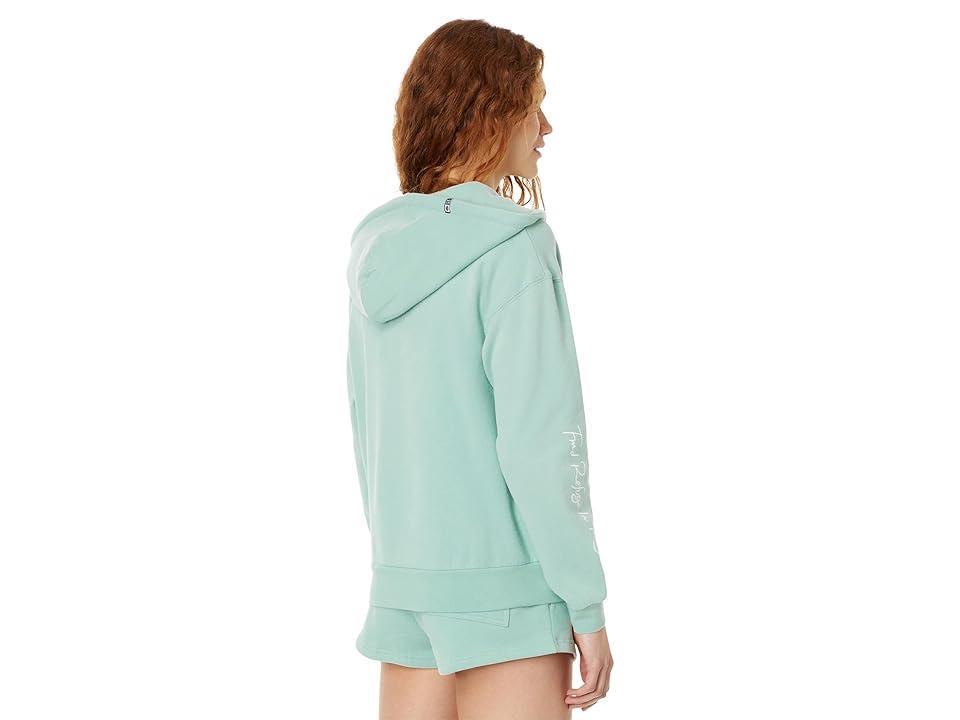 Salty Crew Alpha Full Zip Hoodie (Ochre) Women's Clothing Product Image