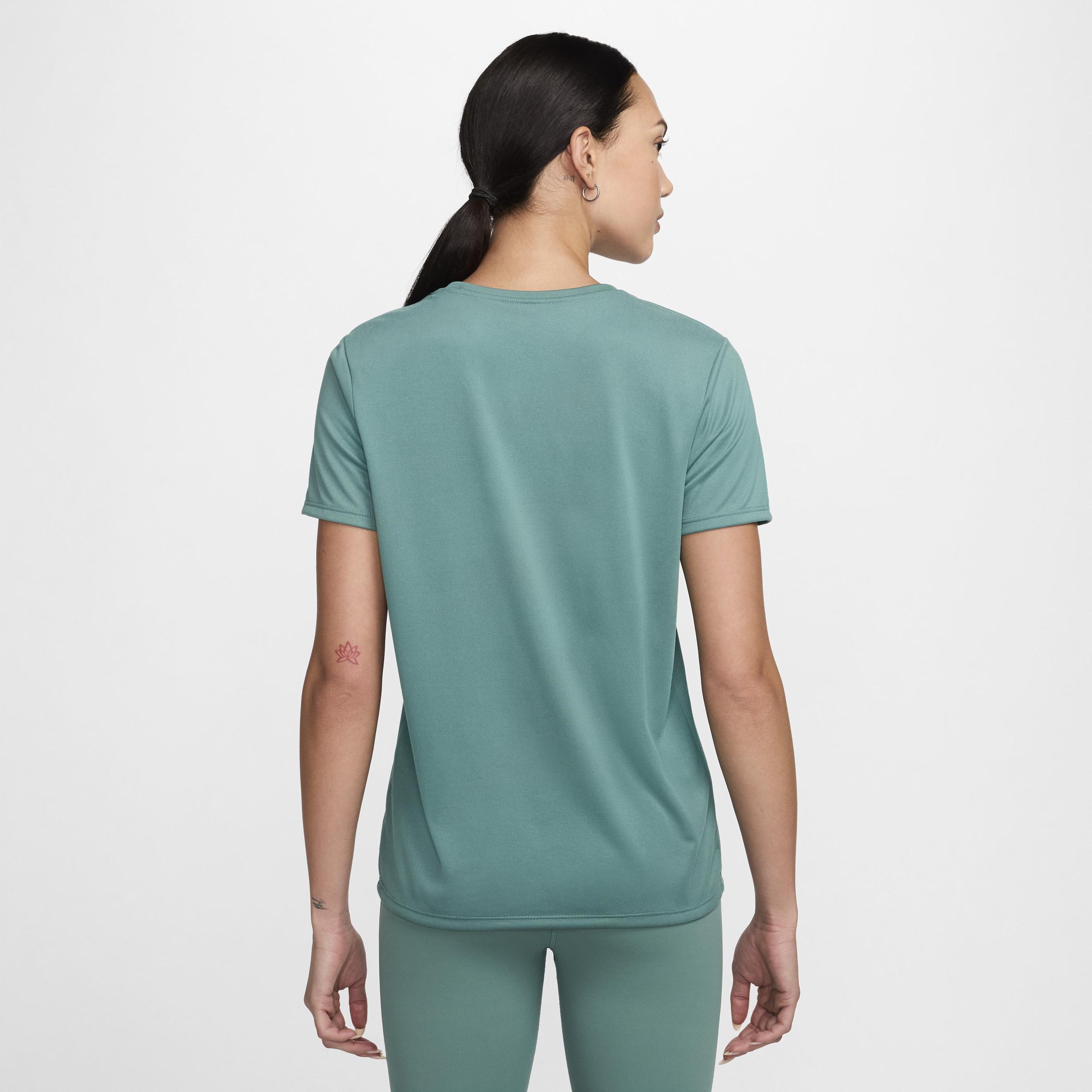 Nike Womens Dri-FIT Ragland LBR T-Shirt - Bicoastal/White Product Image