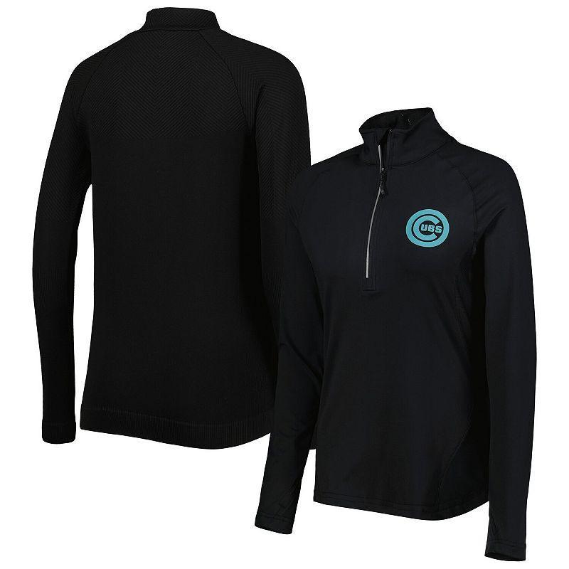 Womens Levelwear Chicago Cubs Energy Quarter-Zip Jacket Product Image