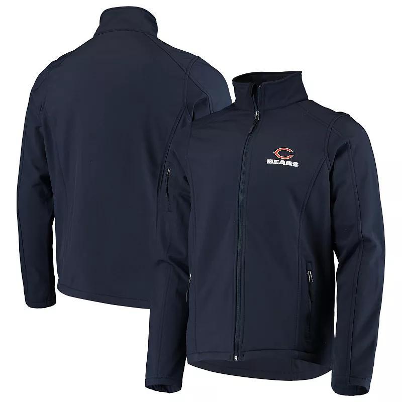 Mens Dunbrooke Chicago Bears Sonoma Softshell Full-Zip Jacket Blue Product Image