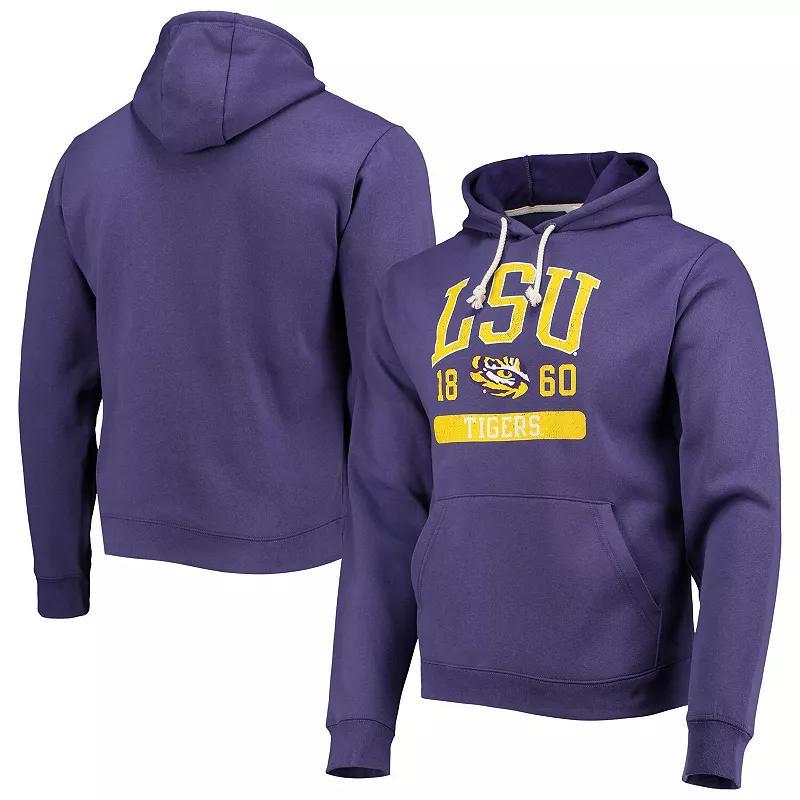 Mens League Collegiate Wear Purple Lsu Tigers Volume Up Essential Fleece Pullover Hoodie Product Image