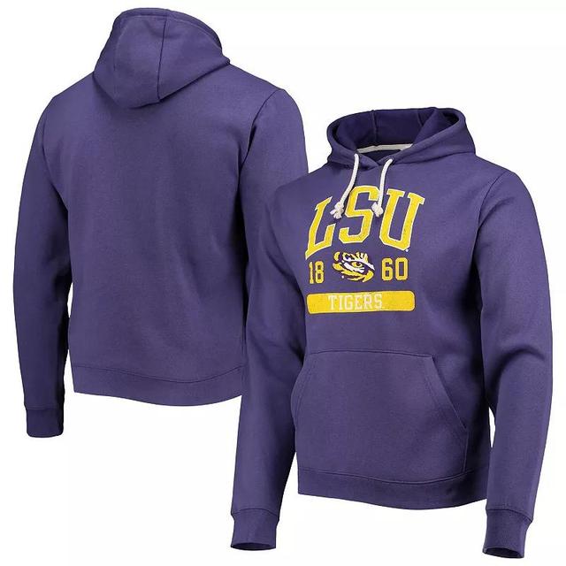 Mens League Collegiate Wear LSU Tigers Volume Up Essential Fleece Pullover Hoodie Product Image