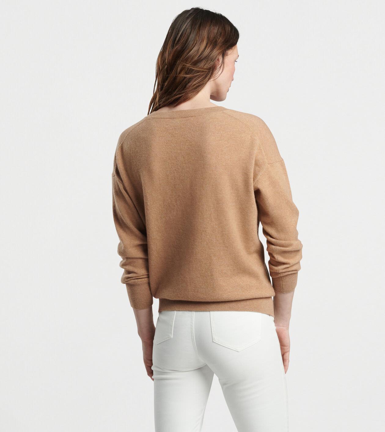 Women's Artisan Crafted Cashmere V-Neck Sweater Product Image