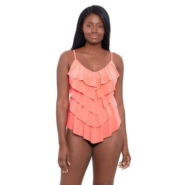 Womens Trimshaper Rachel Tankini Swimsuit Top Product Image