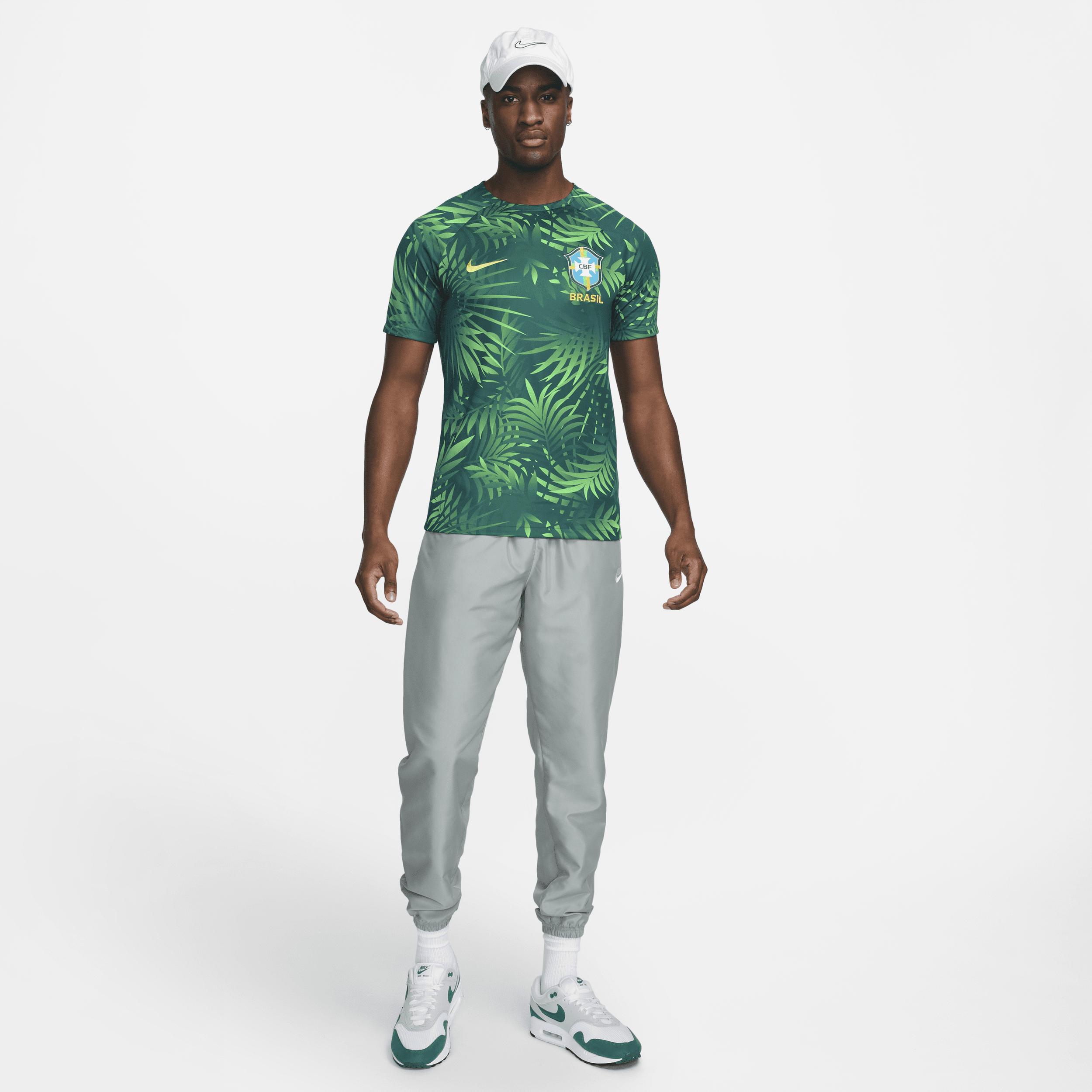 Brazil Academy Pro Nike Men's Dri-FIT Pre-Match Soccer Top Product Image