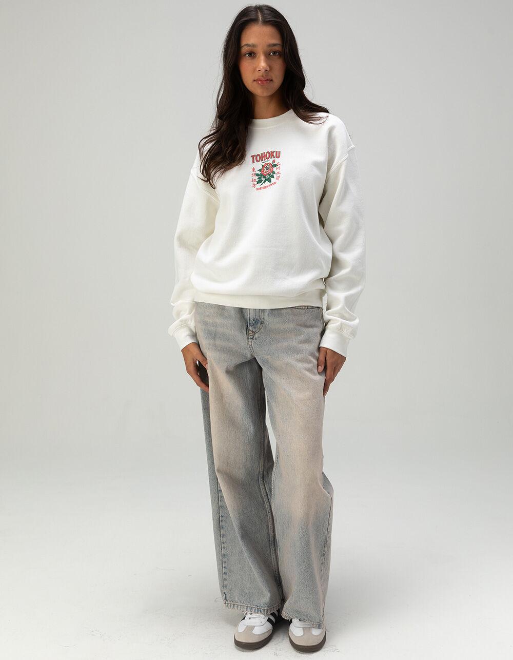 BDG Urban Outfitters Tohoku Rose Womens Crewneck Sweatshirt Product Image