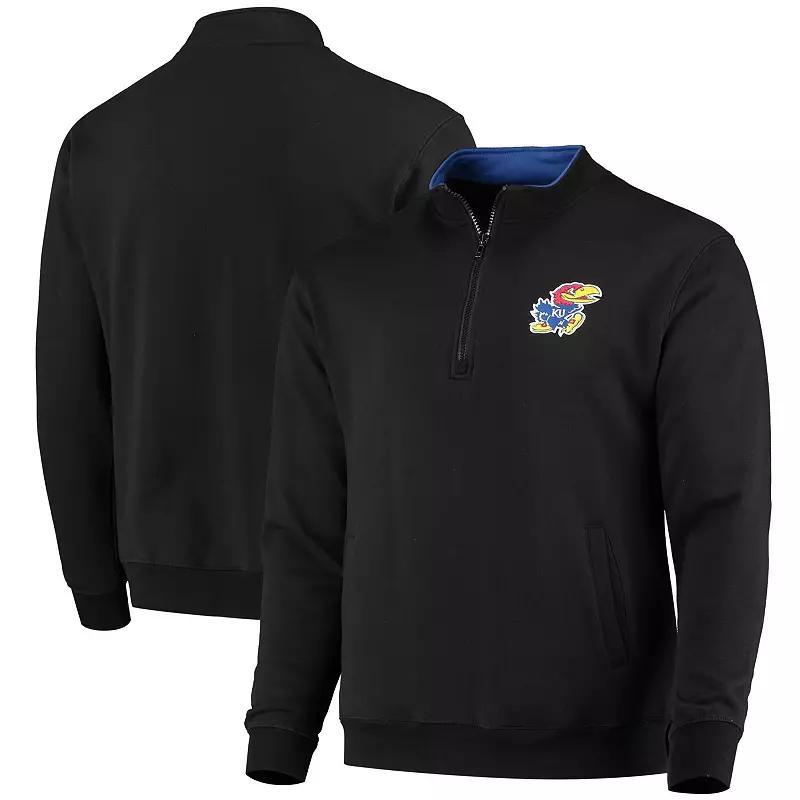 Mens Black Kansas Jayhawks Tortugas Logo Quarter-Zip Jacket Product Image