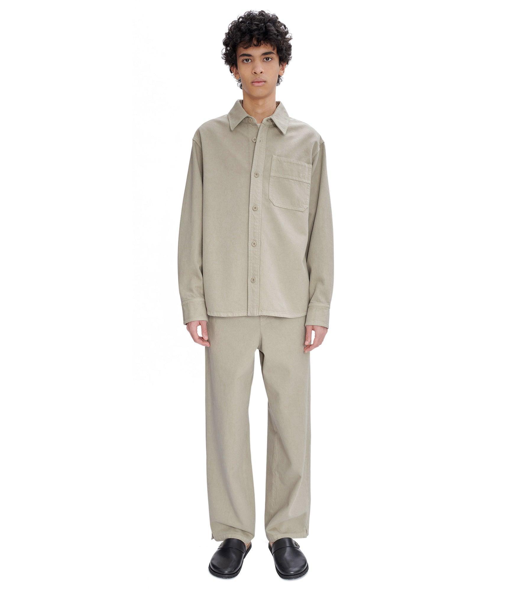 Basile Brodée Poitrine overshirt Male Product Image