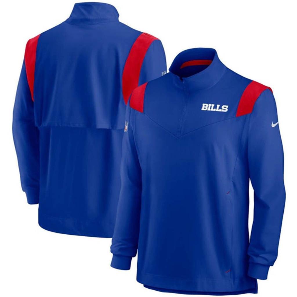 NIKE Royal Buffalo Bills 2021 Sideline Coaches Repel Quarter-zip Jacket Product Image