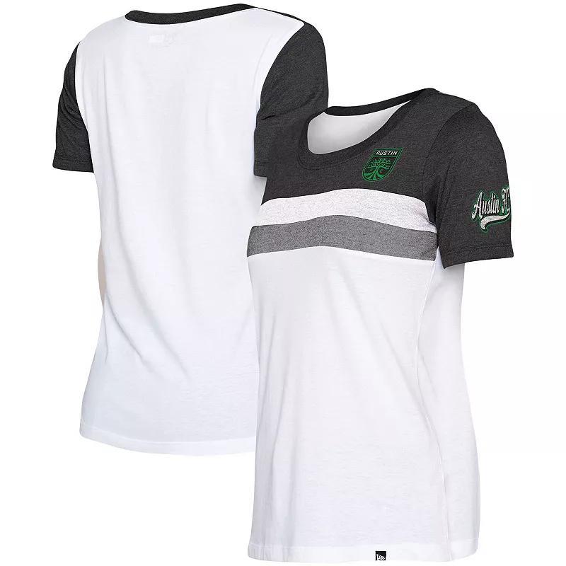 Womens New Era White Lafc Team T-shirt Product Image