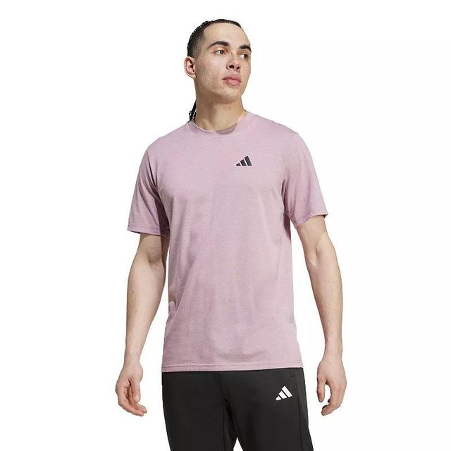 Mens adidas Train Essentials Feelready Training Tee Preloved Red Product Image