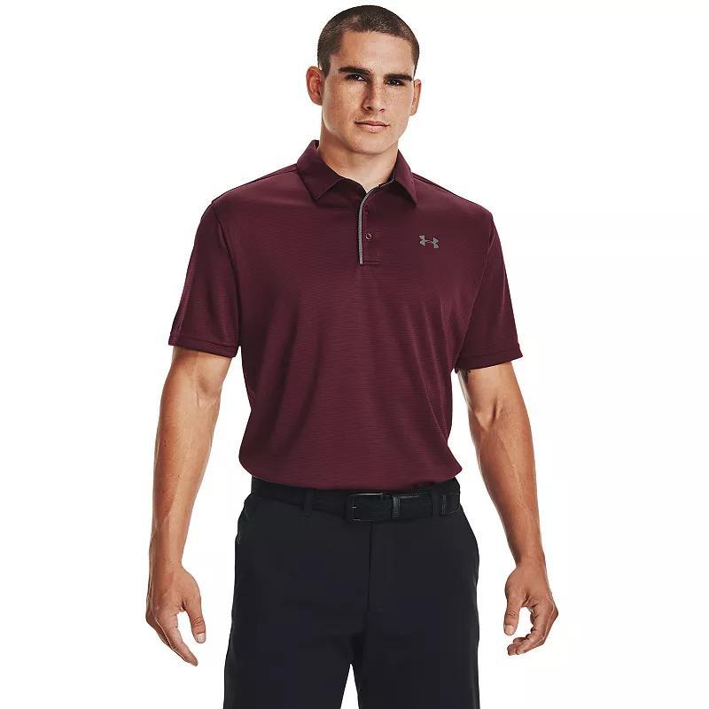 Mens Under Armour Tech Polo Orange Product Image