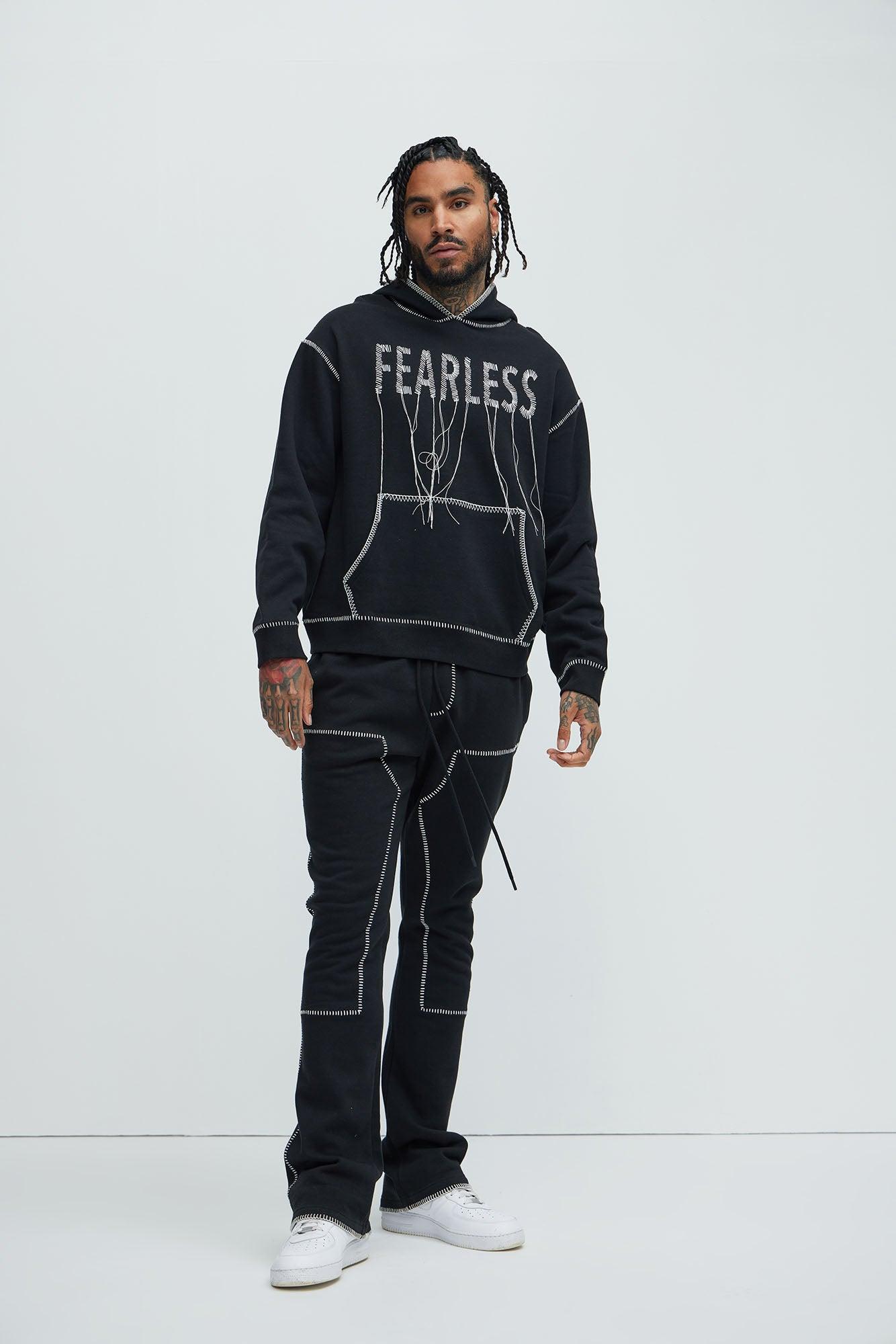 Tyson Stitch Hoodie - Black Product Image