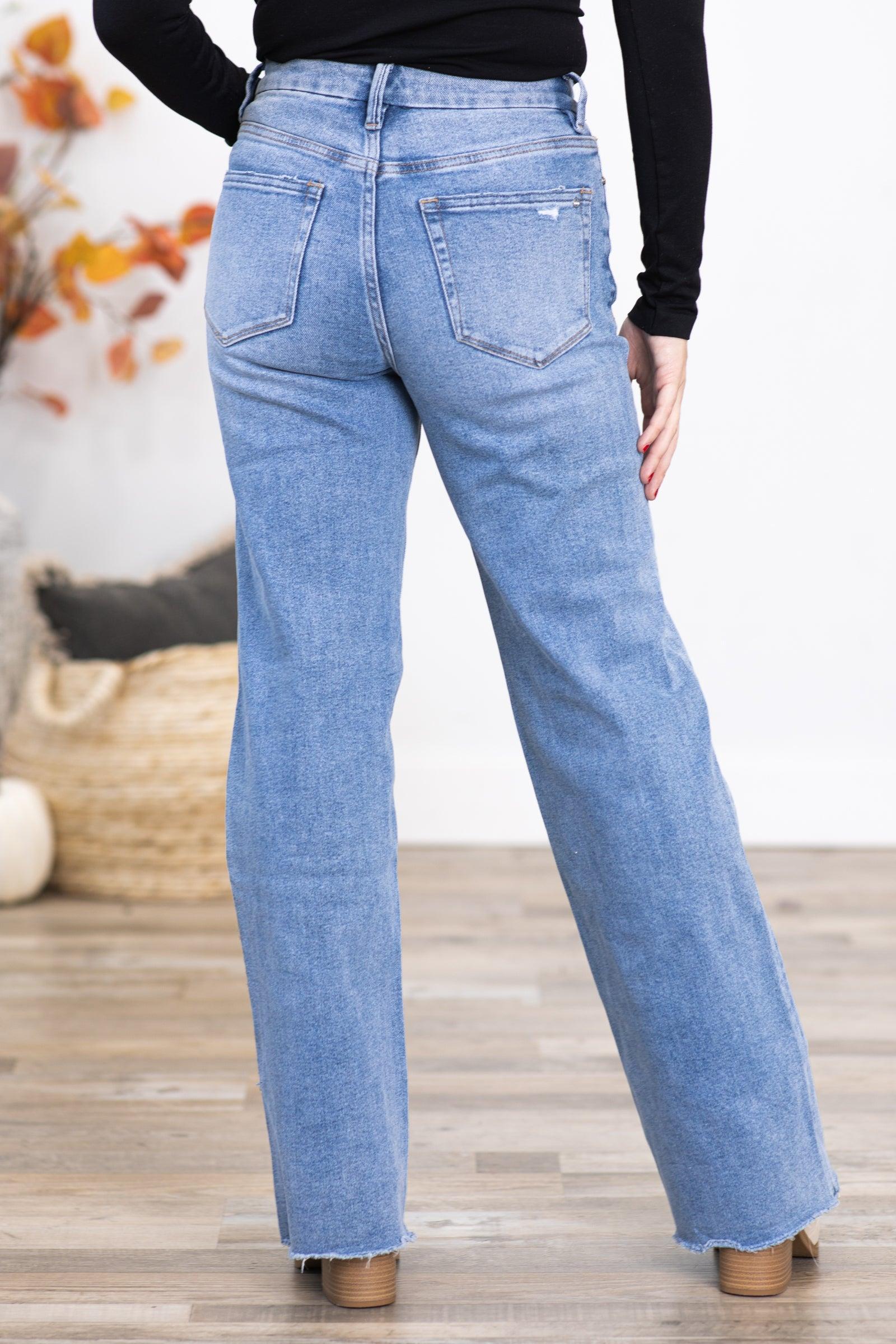 Mica High Rise Wide Leg Jeans Product Image