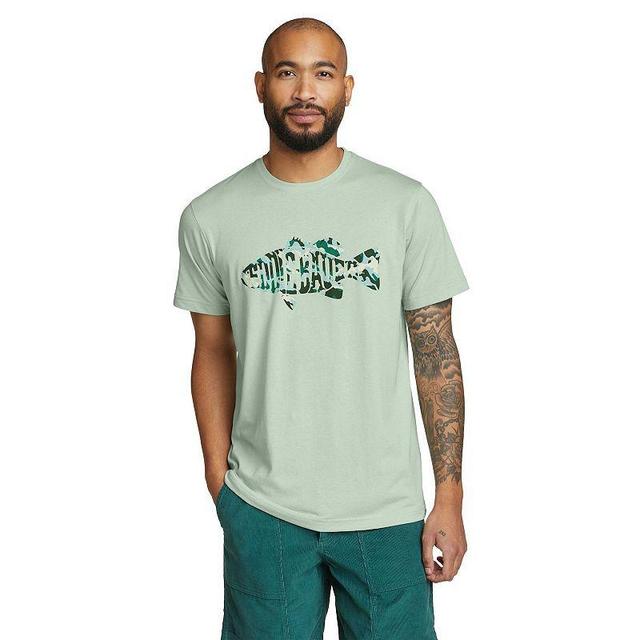 Mens Eddie Bauer Camo Fish Tee Product Image