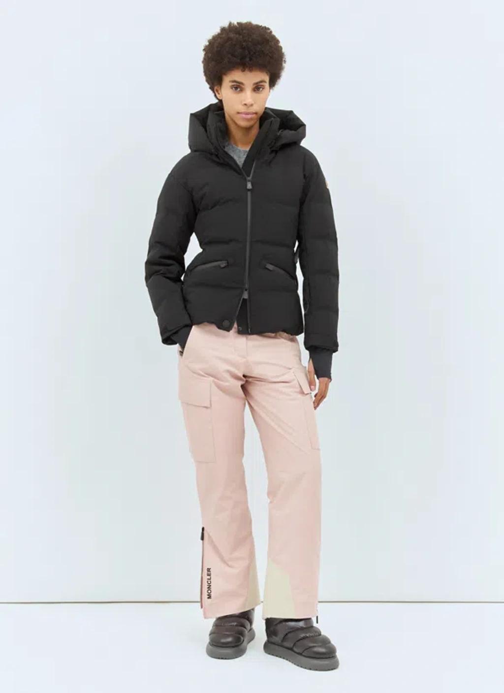 MONCLER Padded Gore-tex Ski Pants In Pink Product Image