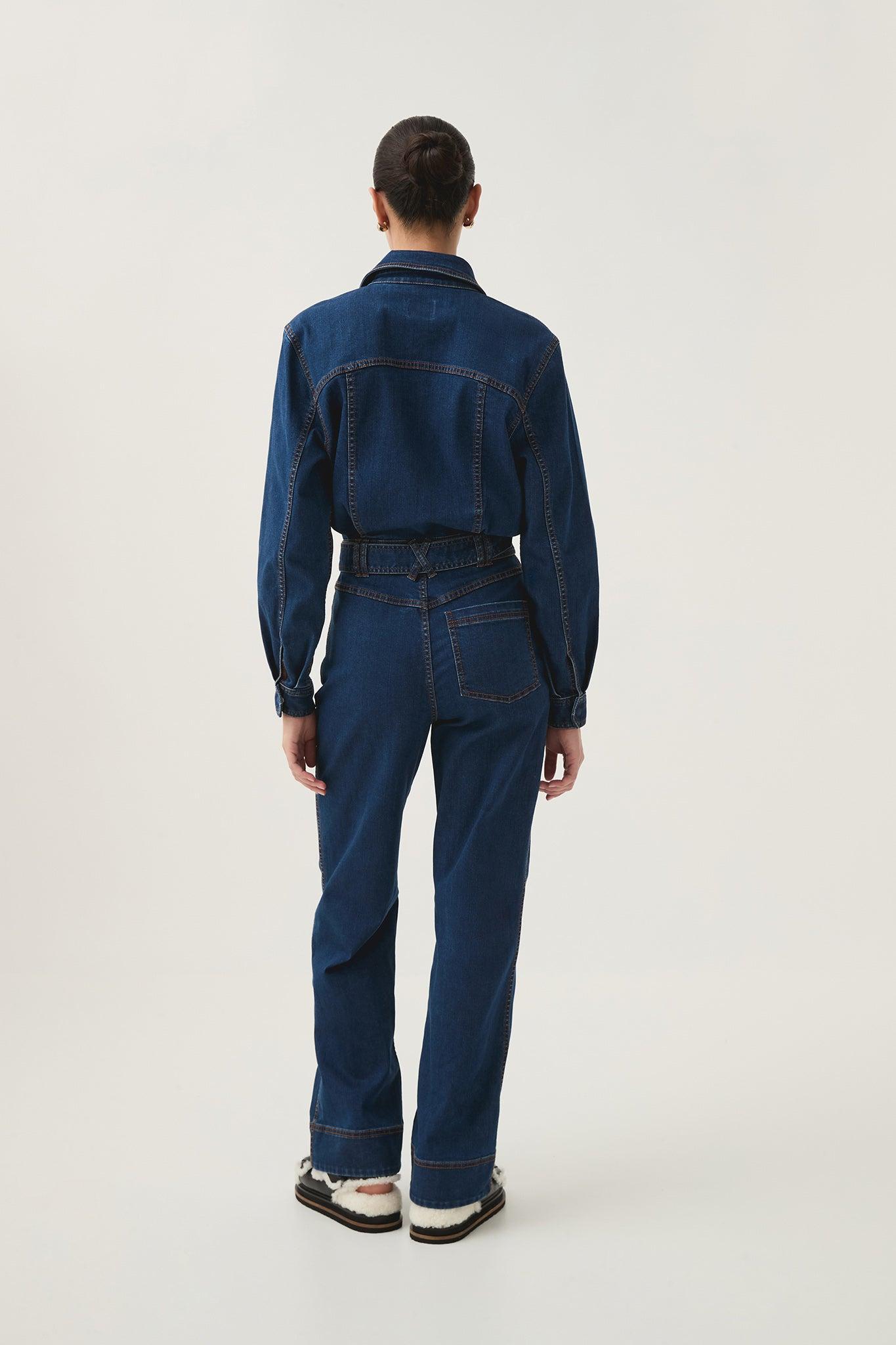 Neo Denim Jumpsuit Product Image