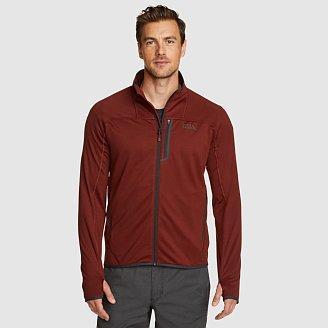 Men's High Route Grid Fleece Full-Zip Mock Neck Product Image