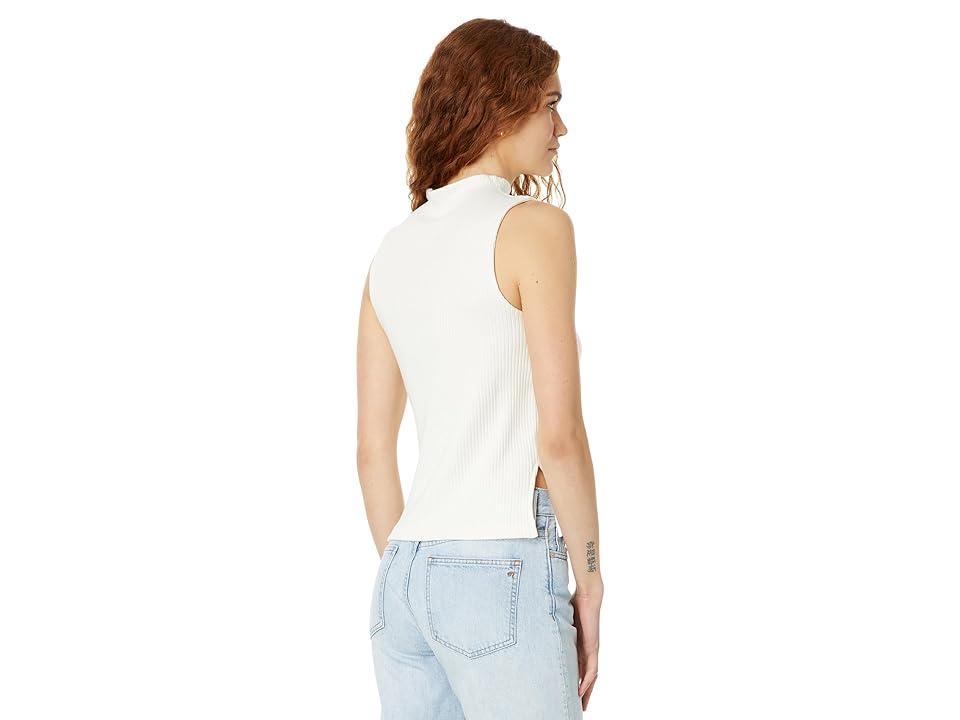 Madewell Side-Slit Mockneck Tank (True ) Women's Clothing Product Image