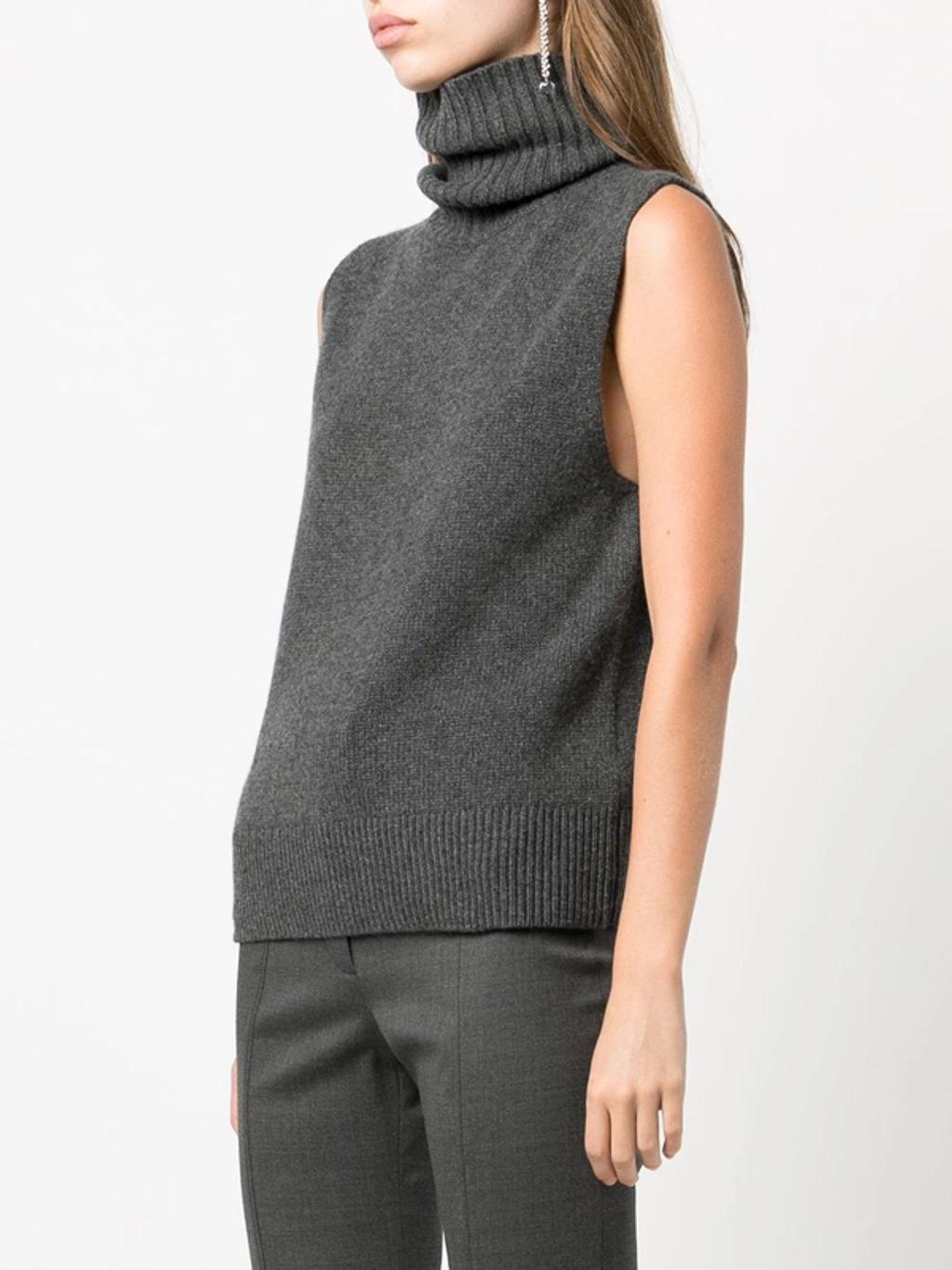 Arthur Cashmere Turtleneck Sweater In Grey Product Image