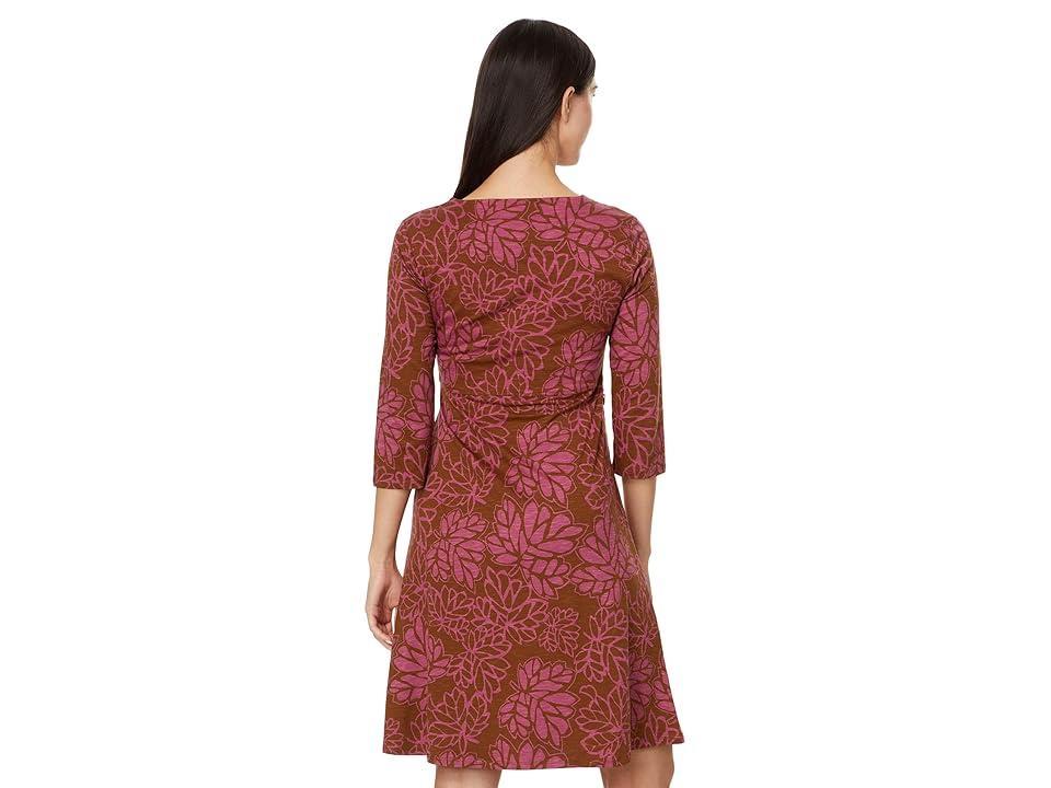 Toad&Co Rosalinda Dress (Violet Leaf Print) Women's Dress Product Image