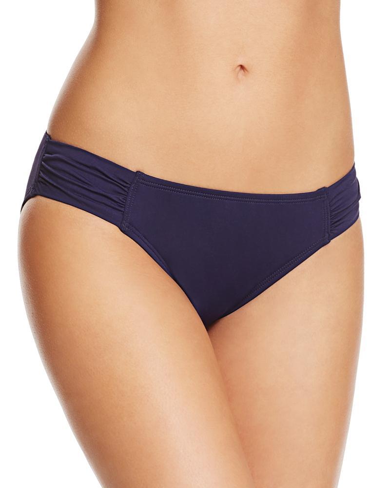 Tommy Bahama Pearl Side-Shirred Hipster Bikini Bottom Women's Swimwear Product Image