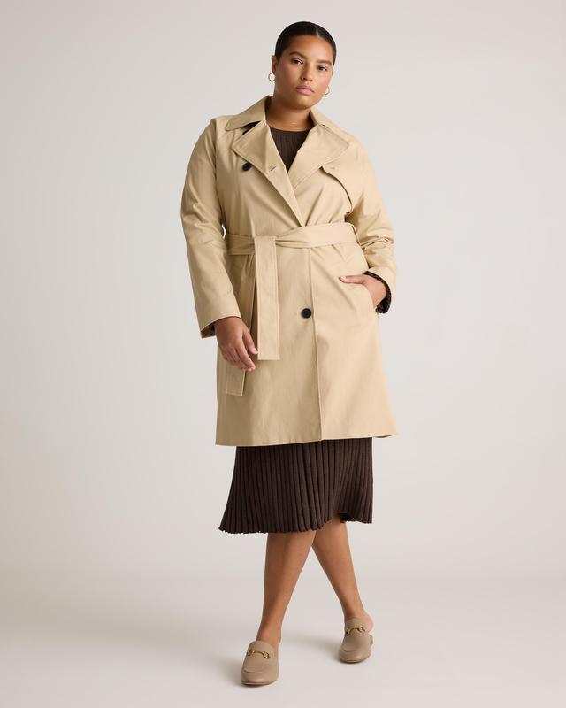 Women's Comfort Stretch Trench Coat Product Image