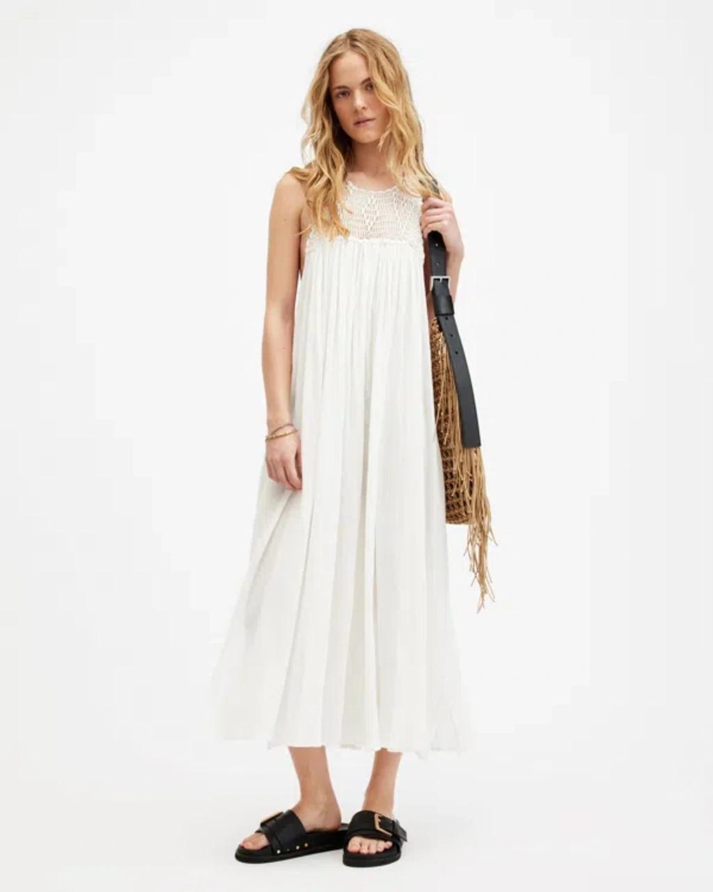 Corrs Crochet Maxi Dress In Chalk White product image