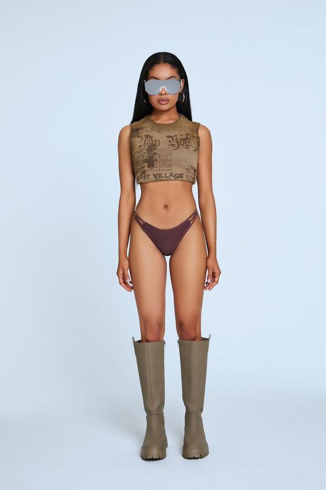 Strappy Low-Rise Bikini Bottoms | Forever 21 Product Image