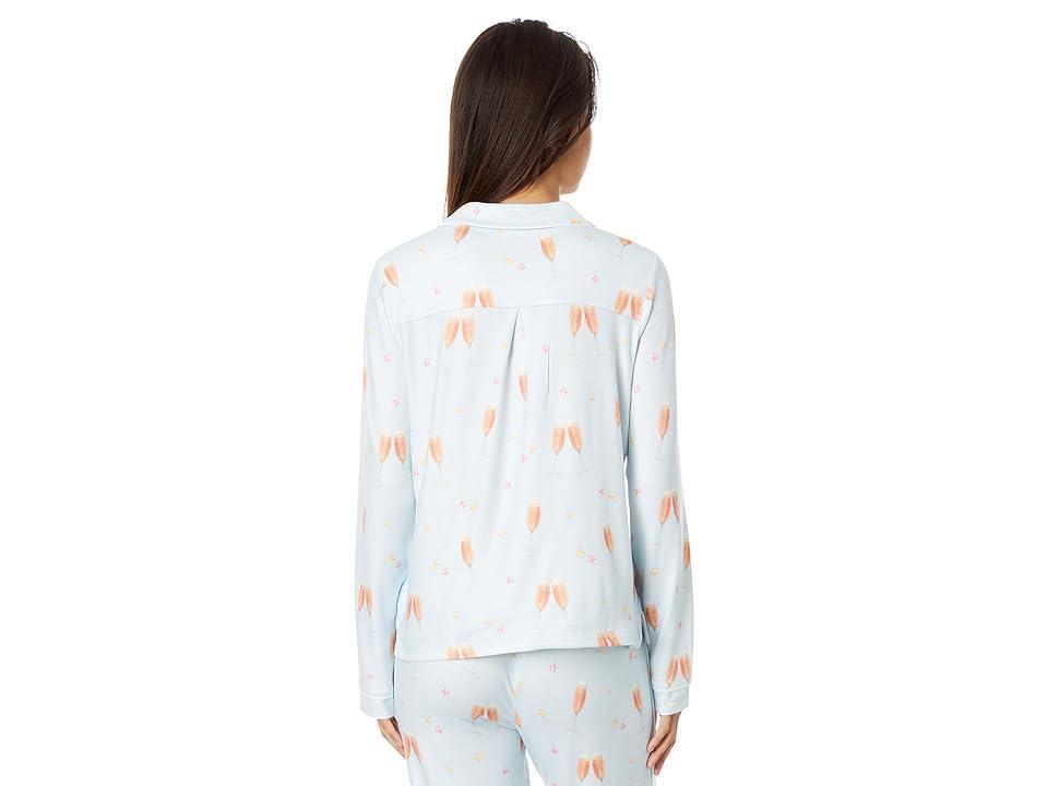 PJ Salvage Sparkling Ros Print Pajamas with Sleep Mask Product Image