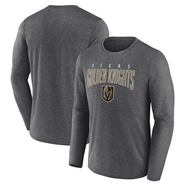 Mens Fanatics Branded Heather Charcoal Vegas Golden Knights Special Edition 2.0 Scoring Chance Long Sleeve T-Shirt Product Image